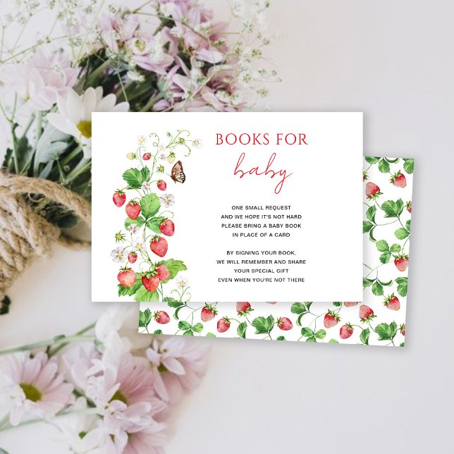 Jordgubbsböcker för baby-kort OSA kort (Skapare uppladdad)