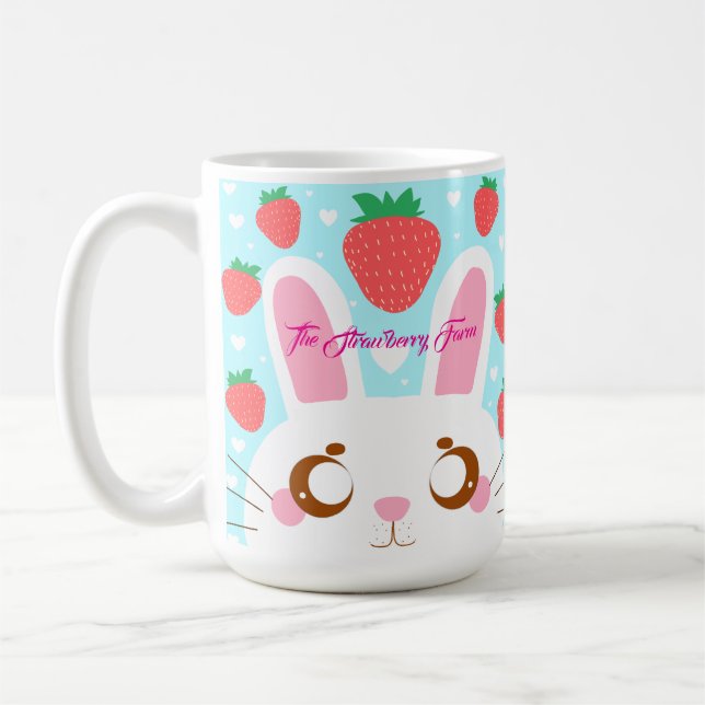 Jordgubbsbunny Kaffemugg (Vänster)