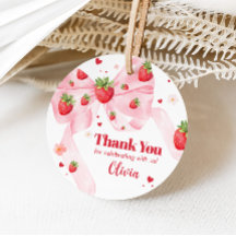 Jordgubbscoquette Födelsedagsfest Round