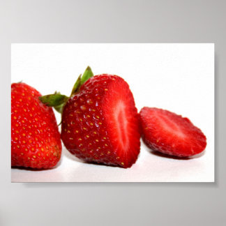 Jordgubbsdagsljus Poster