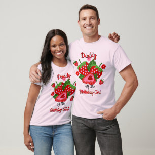 Jordgubbsdagstävlingar manar tshirts Pappa