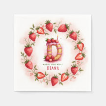 Jordgubbsdagstidning Pappersservett D-kummel