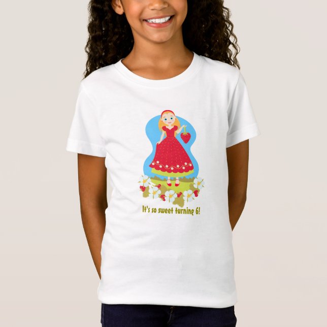 Jordgubbsdagstidning T-shirt (Framsida)