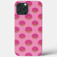 Jordgubbsdonut med Sprinkles-Tecknad