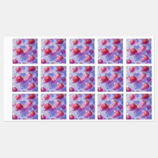 Jordgubbsdruva Stänk Klistermärke