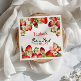 Jordgubbsfåglar Pappersservett