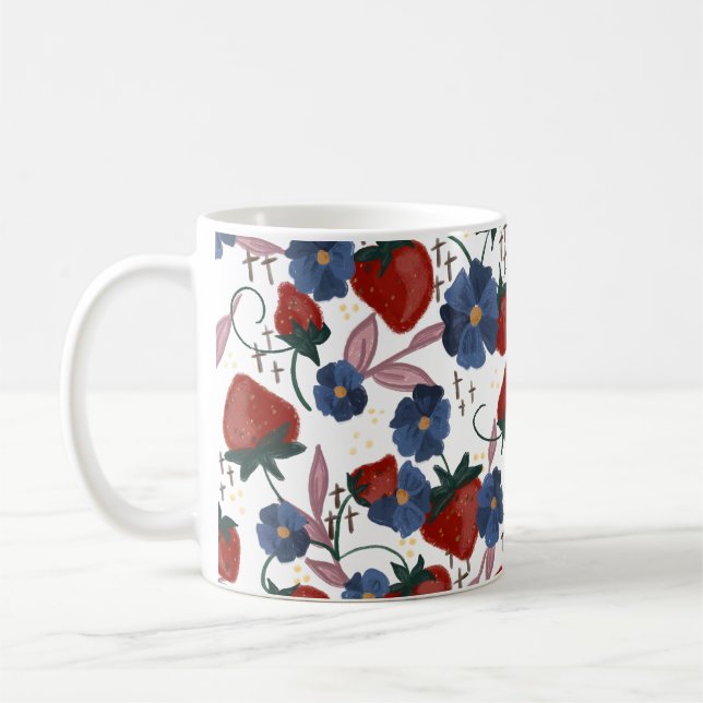 Jordgubbsfält Kaffemugg (Vänster)