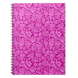 Jordgubbsfantasi i rosa anteckningsbok