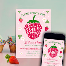 Jordgubbsfestival för Anpassade av spaltljus