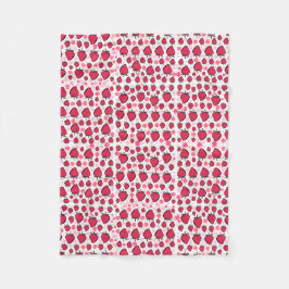 Jordgubbsfilt Fleecefilt