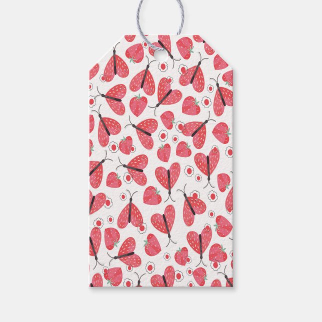 Jordgubbsfjärilar, Jordgubbar Presentetikett (Framsidan)