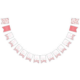 Jordgubbsflicka Berry Första födelsemittdelstenar Vimplar