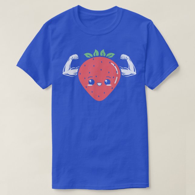 Jordgubbsfrukt Älskare Vegan Vegetarian Healthy T- T Shirt (Design framsida)