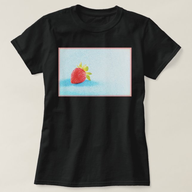 "Jordgubbsfrukt" Utmatningsfoto. Köp nu T Shirt (Design framsida)