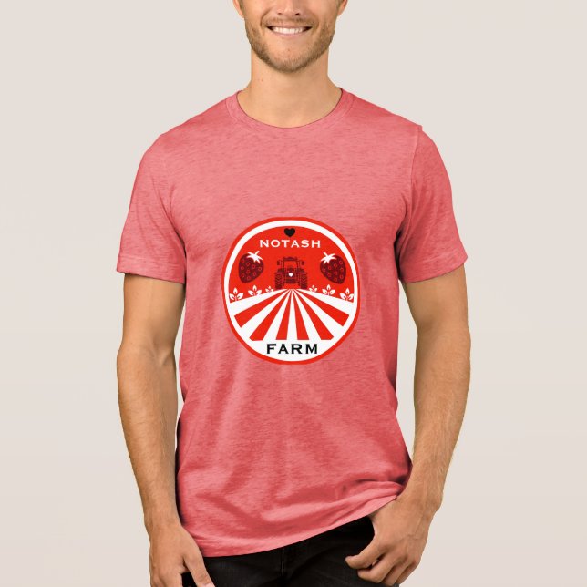 Jordgubbsgård Shop T Shirt (Framsida)