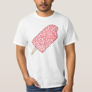 Jordgubbsgenårkaka Popsicle Tee Shirt