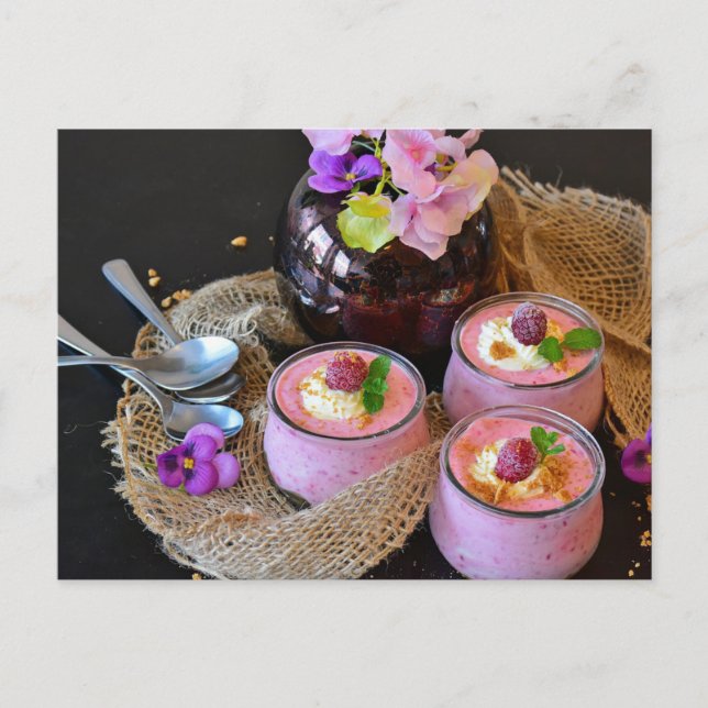 Jordgubbshallon, efterföljare till godiset vid pos vykort (Framsida)