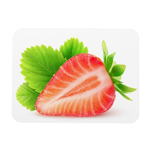 Jordgubbshalva Magnet (Horisontell)