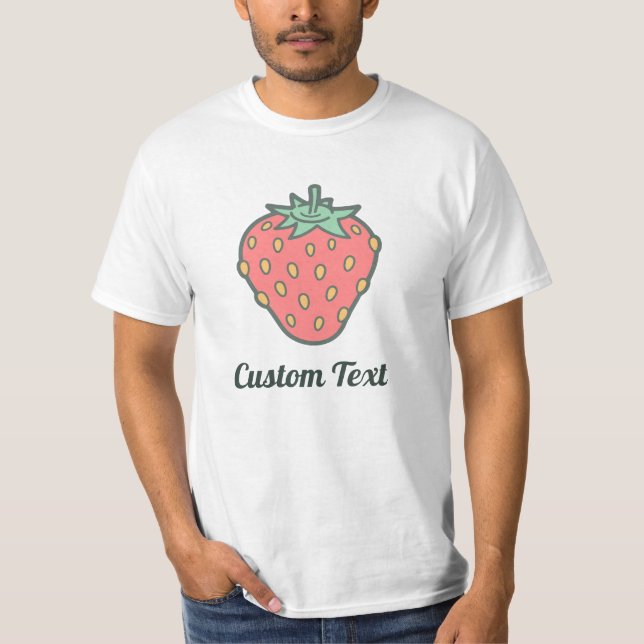 Jordgubbsikon T-Shirt (Framsida)