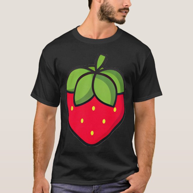 Jordgubbsikon T Shirt (Framsida)