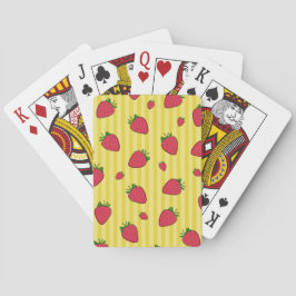 Jordgubbsillustration Casinokort