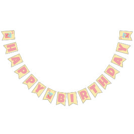 Jordgubbsjuiceboxen Grattis på födelsedagen Vimplar