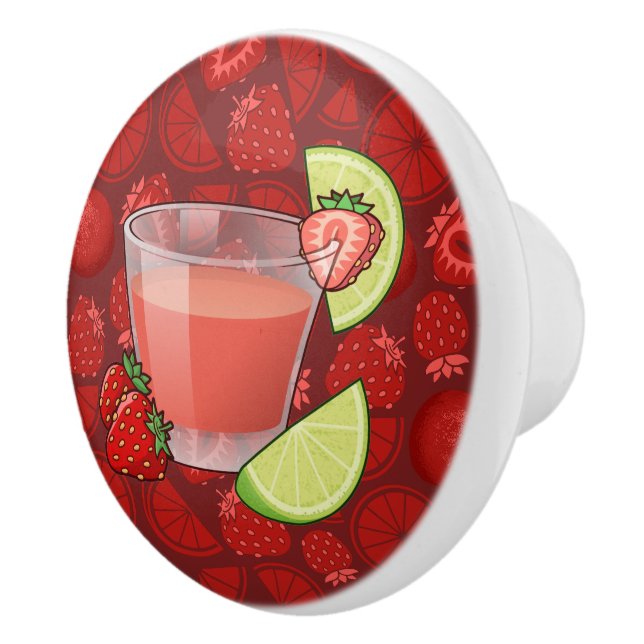 Jordgubbskädda, Daiquiri Ceramic Knob Knopp (Höger)