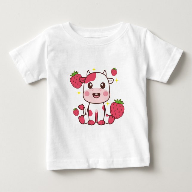 Jordgubbskädda, kåda, Rosa T Shirt (Framsida)
