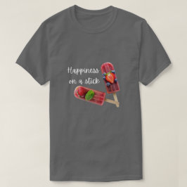 Jordgubbskädda Mörk Grått T-Shirt