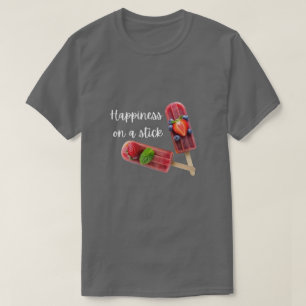 Jordgubbskädda Mörk Grått T-Shirt
