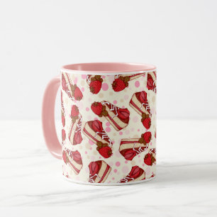 Jordgubbskädda Mugg