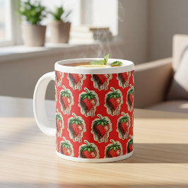 Jordgubbskädda Mugg Jumbo Mugg