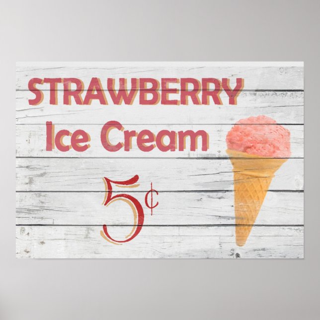 Jordgubbskädda Poster (Framsidan)