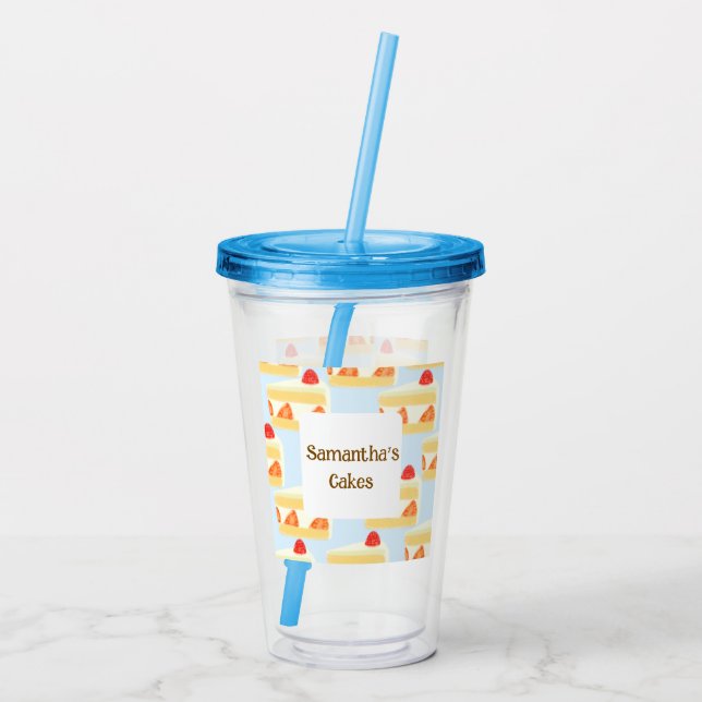 Jordgubbskädda Take Away Mugg (Baksida)