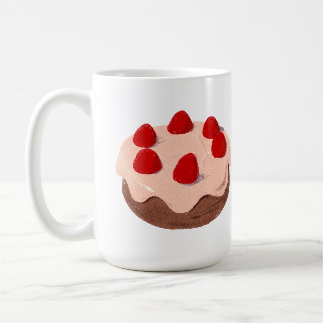 Jordgubbskaka Kaffemugg (Vänster)