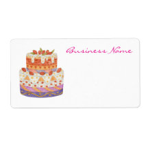 Jordgubbskaka med två skikt