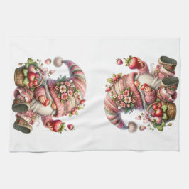 Jordgubbsköksdukar Kökshandduk