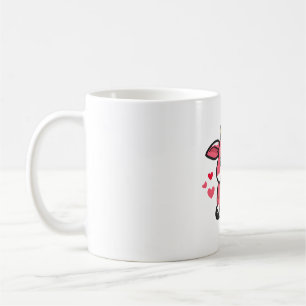 Jordgubbskossa kaffemugg