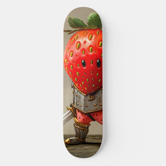 Jordgubbskrigaren Mini Skateboard Bräda 18,5 Cm (Framsida)