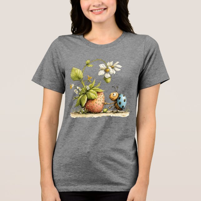 Jordgubbskryp T Shirt (Framsida)