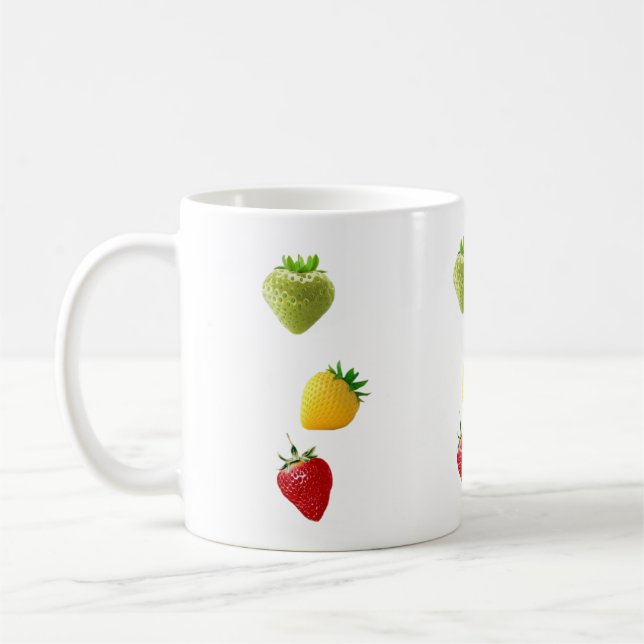 Jordgubbsminnen Frön av sötma emellan  Kaffemugg (Vänster)