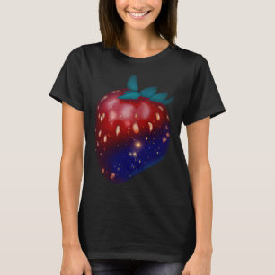 Jordgubbsodlare för jordgubbsfrukt, galaxjordgubbs t shirt