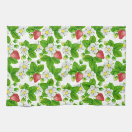 Jordgubbsodling Kökshandduk