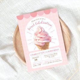 Jordgubbsodling Shop Shop Birthday-inbjudan Inbjudningar