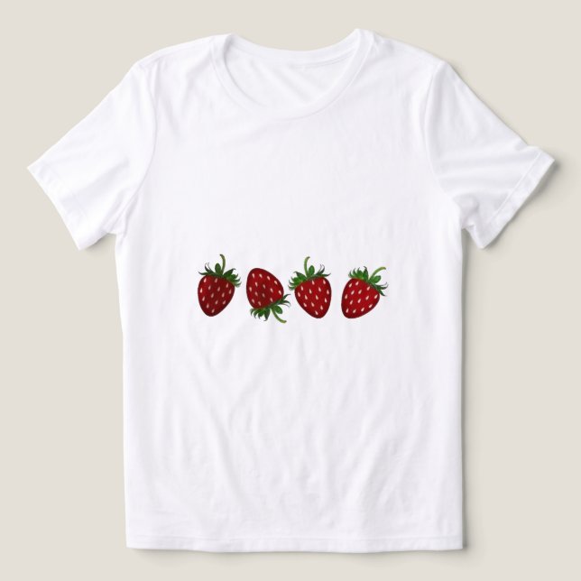 Jordgubbspanel T Shirt (Design Framsida)