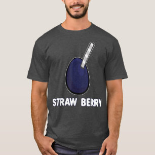 Jordgubbspass Sommfruktsfrukt Funny Vegan Food Veg T Shirt