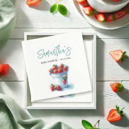 Jordgubbspendelskuva Pappersservett