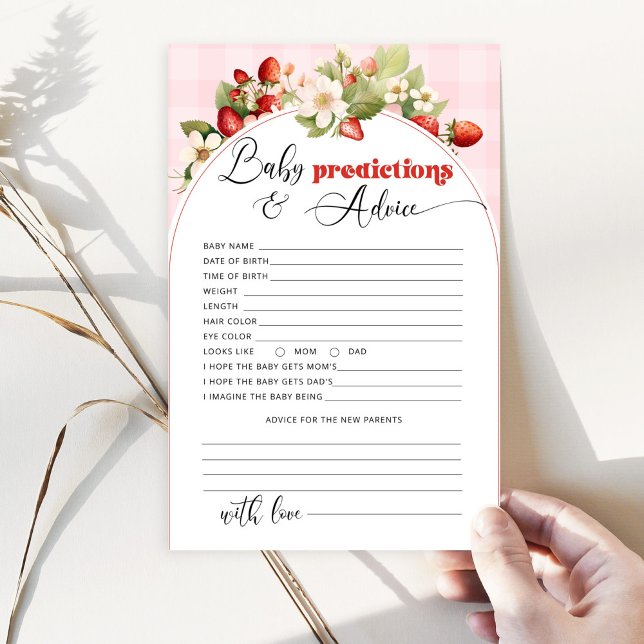 Jordgubbsprognoser och rådgivningskort (Skapare uppladdad)