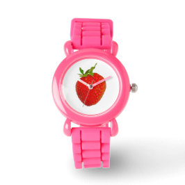 Jordgubbsröd Grönt Delicious eWatch Watch Watch Wa Armbandsur