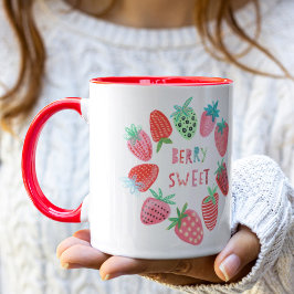 Jordgubbsröntgen Cute Berry Sweet Mugg